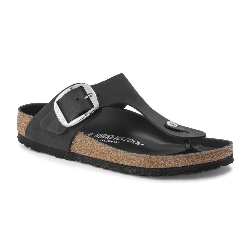 Gizeh Big Buckle Oiled Leather Women's